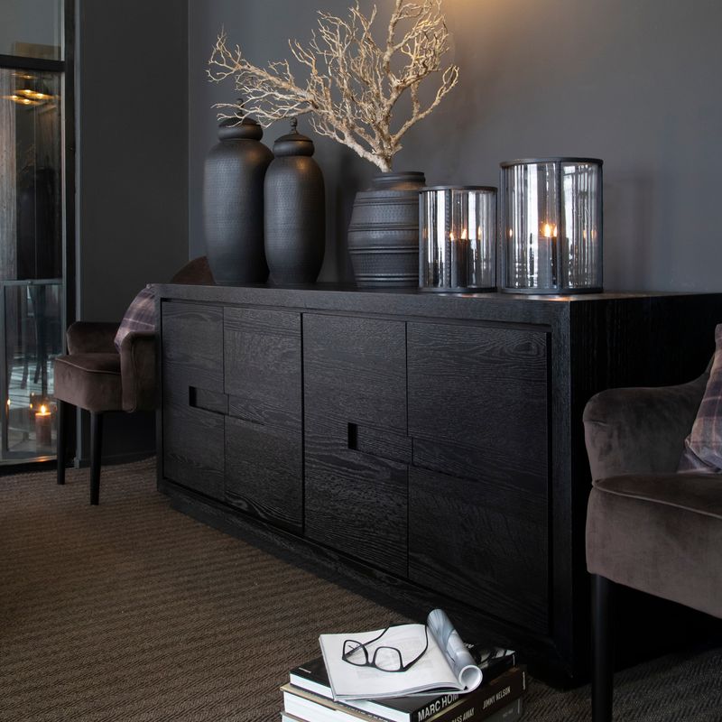 Mendoza Svart Lyslykt - Artwood