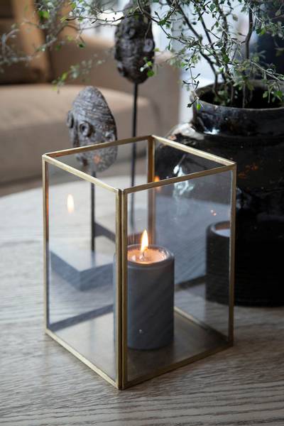 Lausanne Antikk Messing 2-pack Lykter - Artwood 