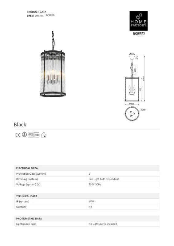 Corona taklampe | Home Factory