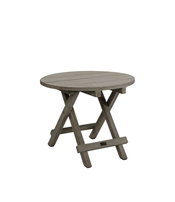 Vintage Charcoal Rundt Sidbord - Artwood