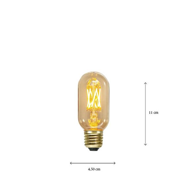Hovedbilde Vintage Gold smal LED-lyspære