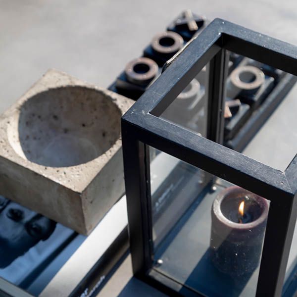 Lykt Svart - Artwood