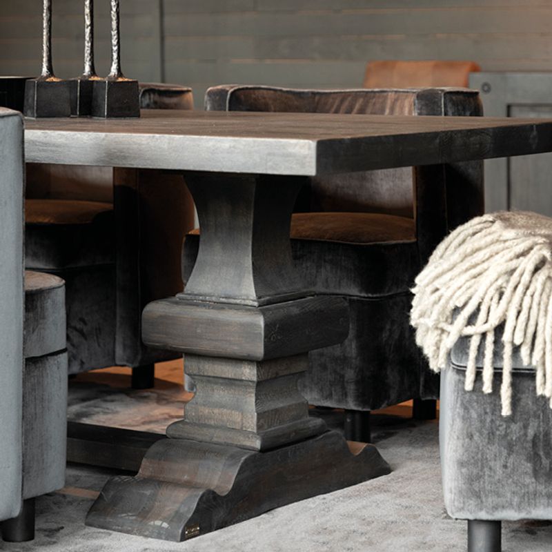 Paris Eik US Brown (med ilegg) Spisebord -  Artwood