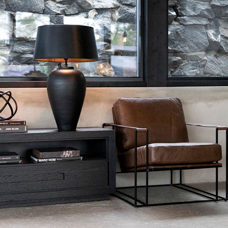 Hunter Svart Tv-Benk - Artwood