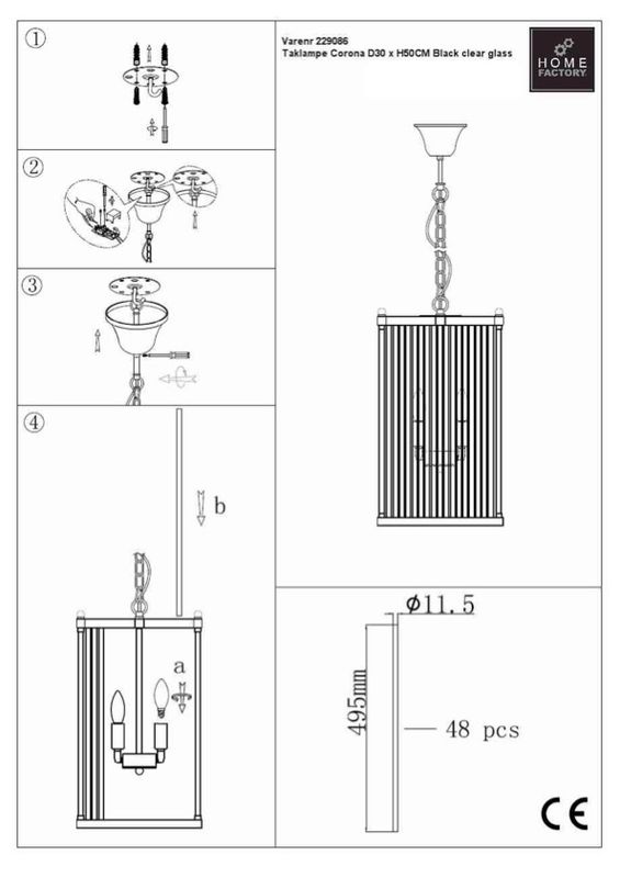 Corona taklampe | Home Factory