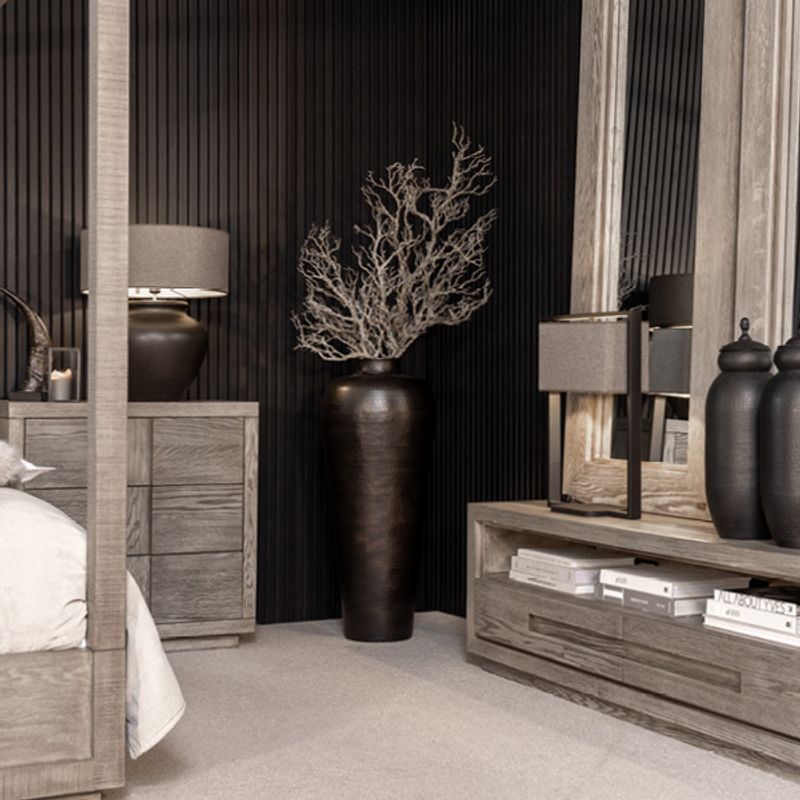Florence Urne Anitkk Bronse - Artwood