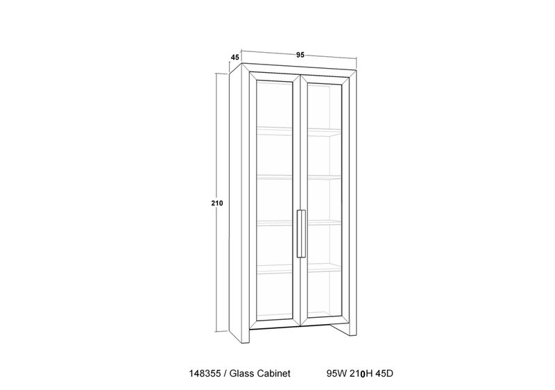 Amsterdam Vitrineskap - Home Factory