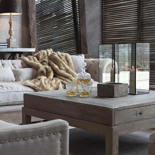 Vermont Forvitret Eik Sofabord - Artwood