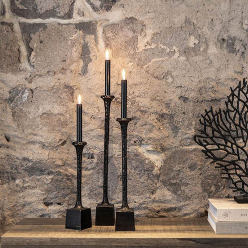 Candela 3set Antikk Bronse - Artwood
