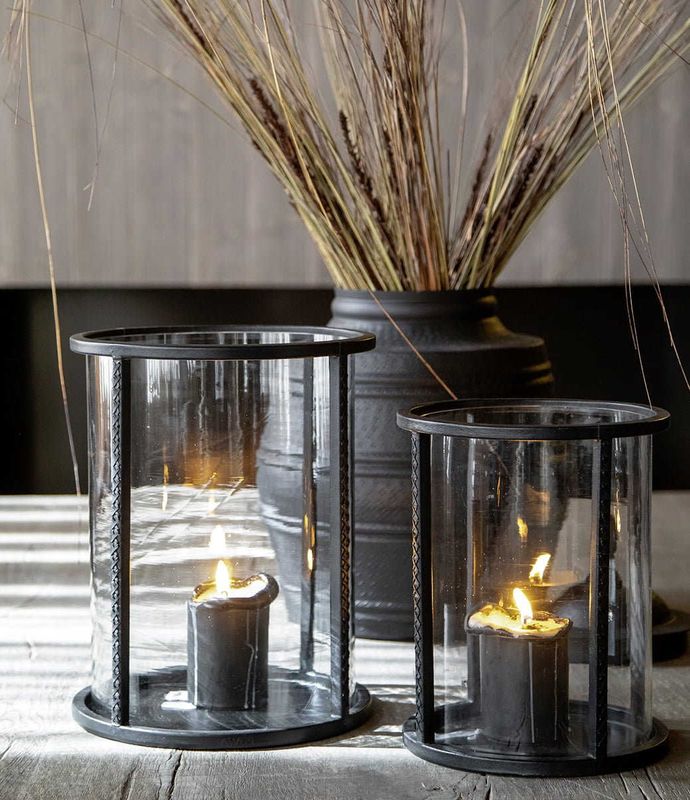 Mendoza Svart Lyslykt - Artwood