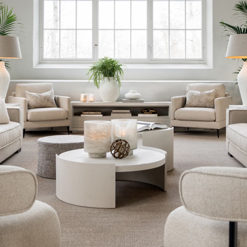 Oakland Ivory Mist Sidebord - Artwood