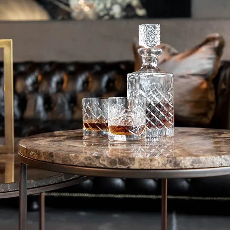 Cedes rundt marmorbord | Artwood