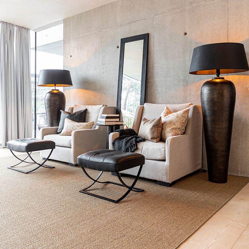 Florence Gulvlampe Antikk Bronse - Artwood