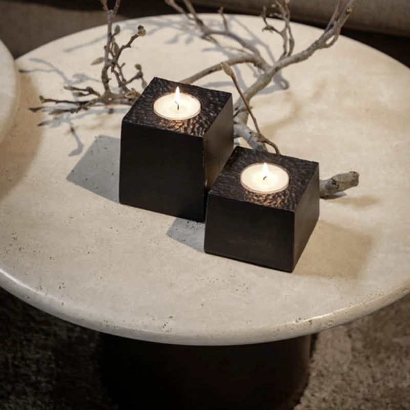 Telysholder Antikk Bronse -  Artwood