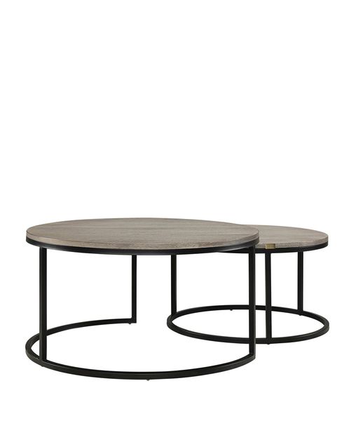 Mason Antikkgrå 2-Sett Sofabord - Artwood