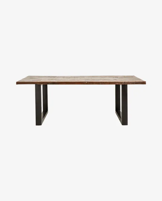 Hovedbilde Vintage Iron Wooden Top Raw ...