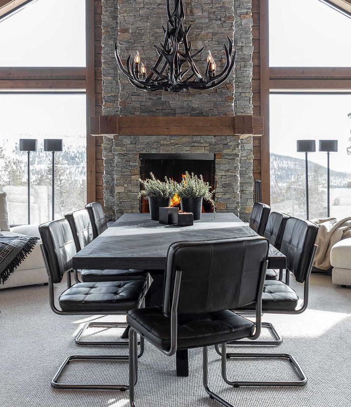 Carlos Matt Black Taupe Spisestol - Artwood