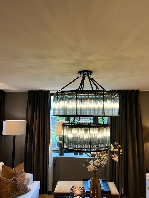 Clinton dobbel taklampe | Home Factory