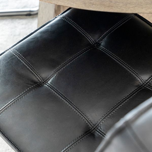 Carlos Matt Black Taupe Spisestol - Artwood