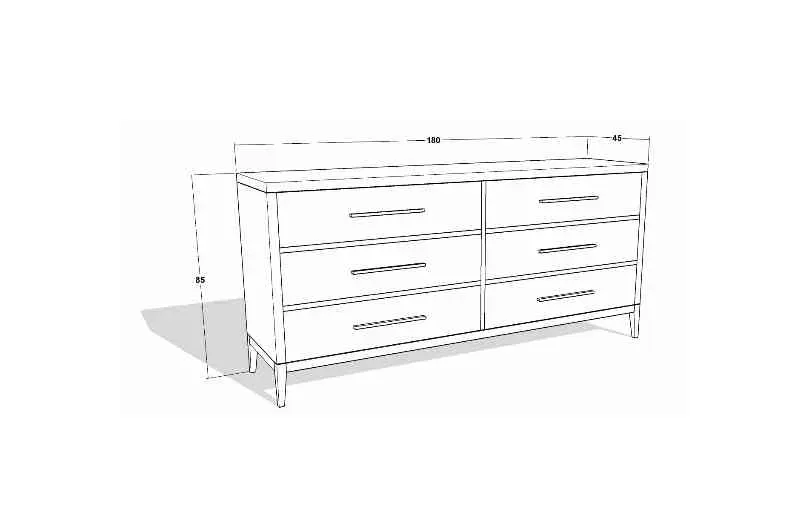 Morris kommode dobbel | Home Factory