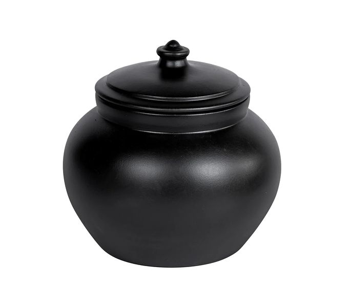 Dekorativ Svart Krukke - Home Factory