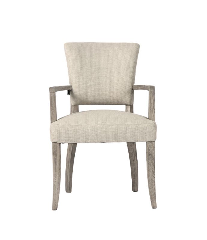 Maggie spisestol m/armlene – pearl grey bein | Artwood