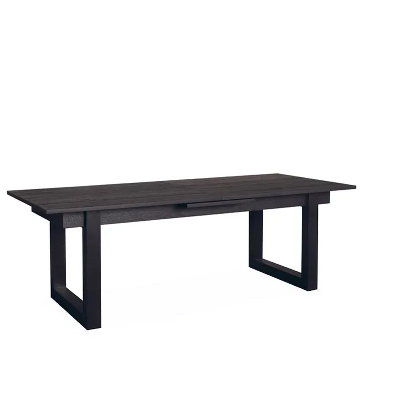 Michigan svart spisebord med ilegg | Home Factory