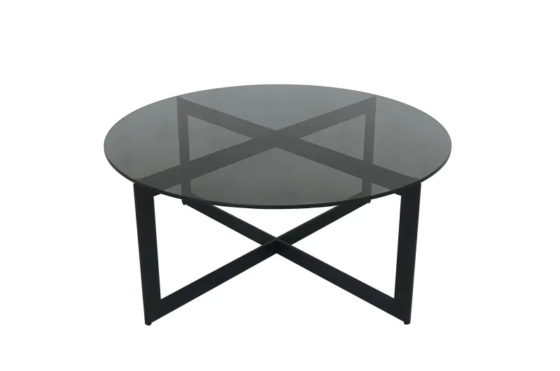 Alexandria glass rundt sofabord | Home Factory