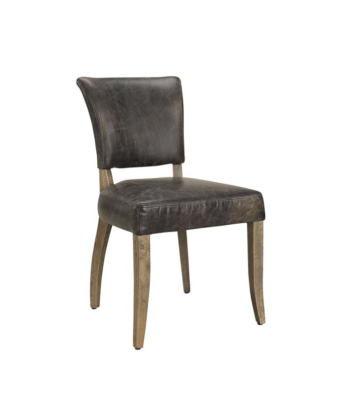 Mimi Leather Fudge Spisestol - Artwood