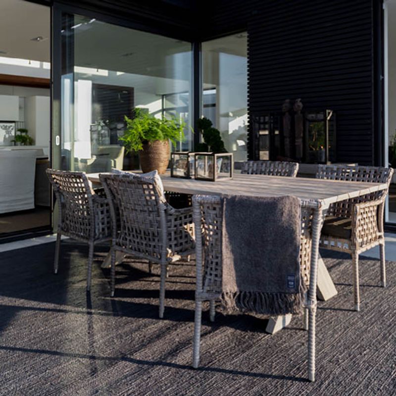 Cross Charcoal Spisebord - Artwood