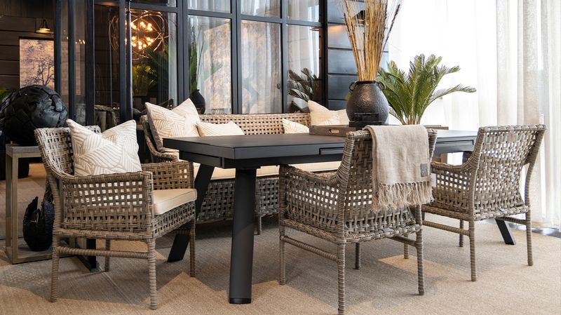 Santa Monica Classic Grey Spisetol - Artwood